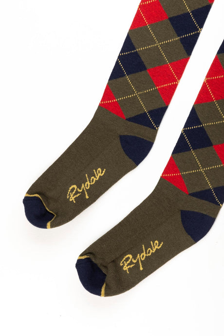 Rydale Ladies Argyle Knee High Riding Socks