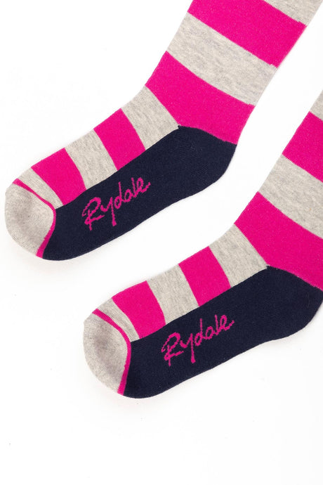 Rydale Ladies Broadstripe Knee Length Riding Socks