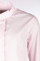 Rydale Ladies Oxford Cotton Ruffled Shirt - Ivy