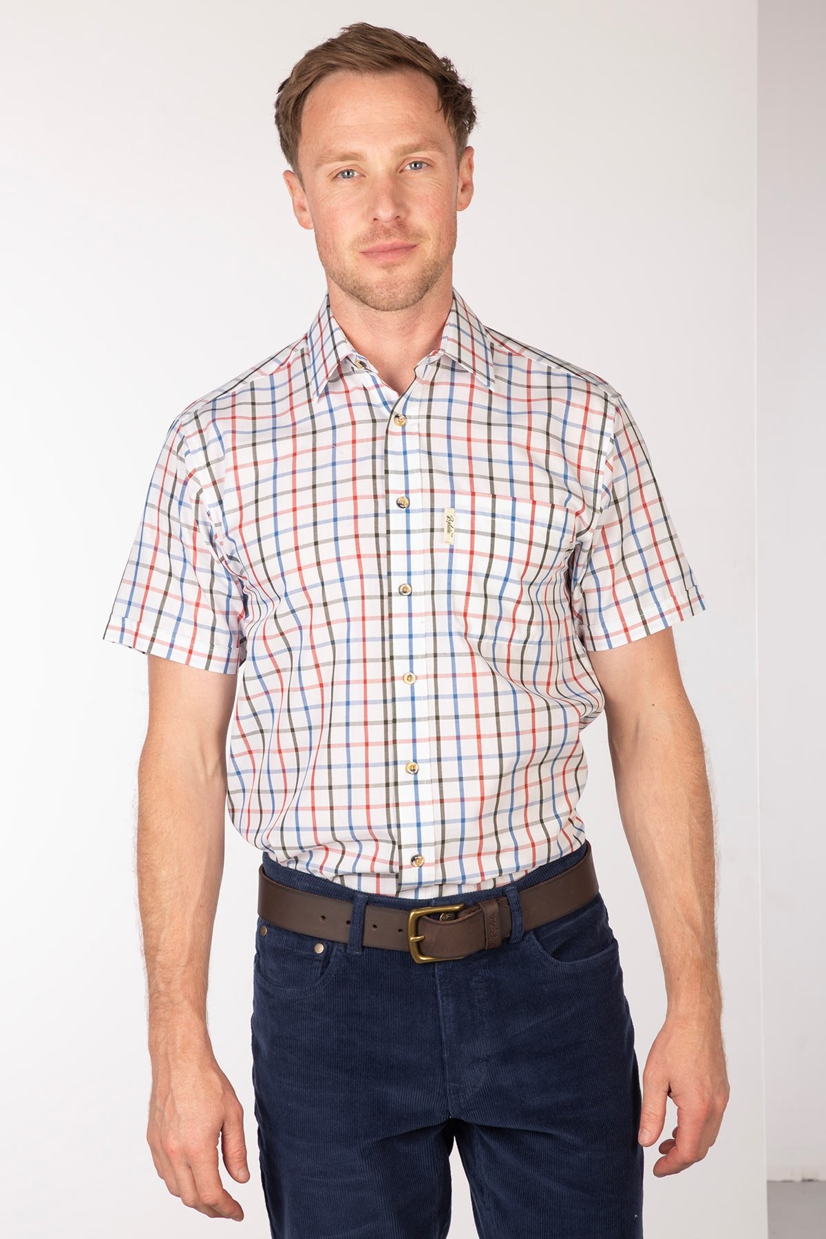 Rydale Men's Short Sleeved Check Shirt