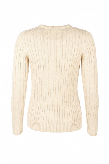 Rydale Ladies Crew Neck Cable Knit Jumper - Emma