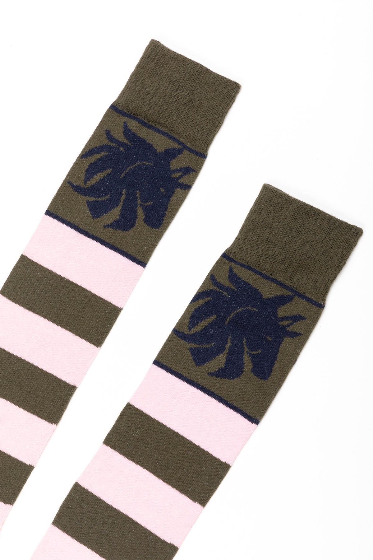 Rydale Ladies Broadstripe Knee Length Riding Socks