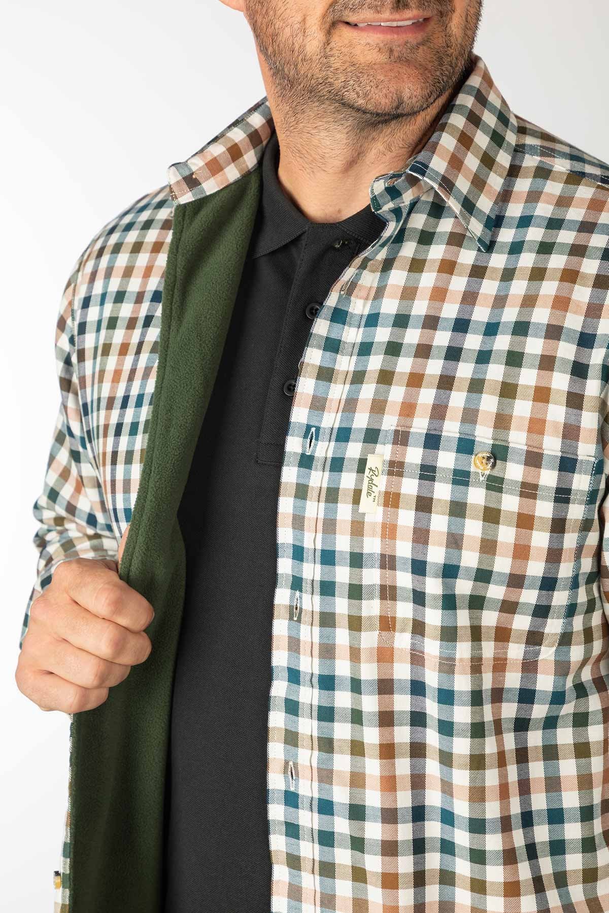 Rydale Men's Fleece Lined Shirt