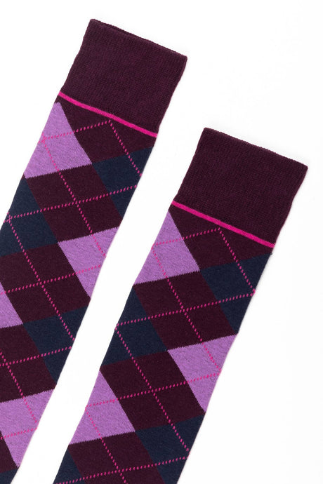 Rydale Ladies Argyle Knee High Riding Socks