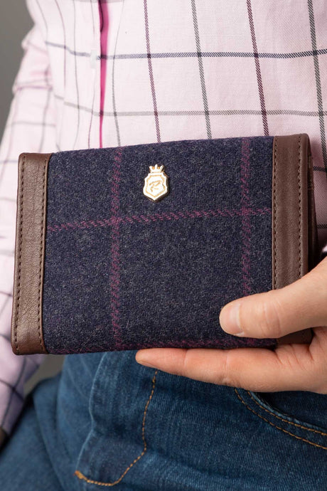 Rydale Ladies Tweed Trifold Purse - Helmsley