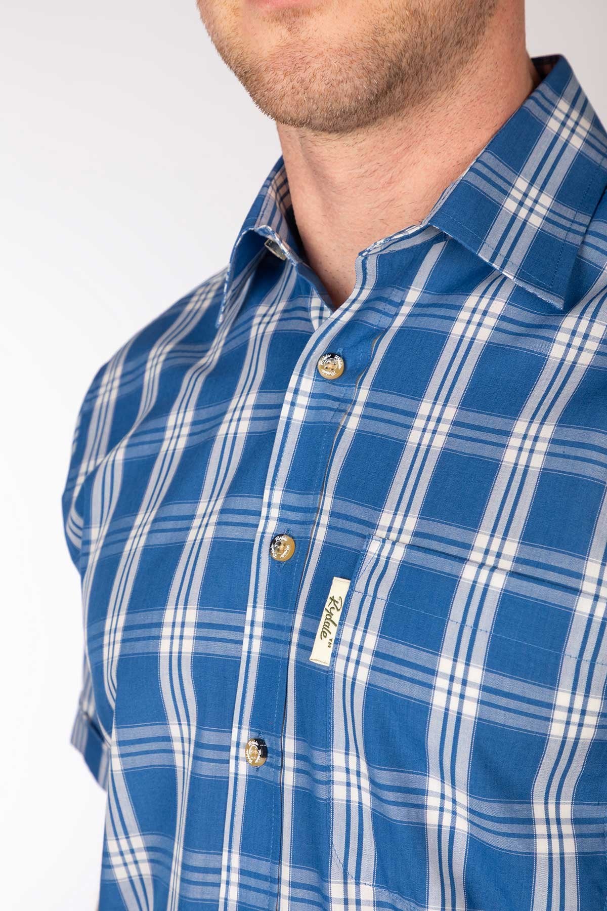 Rydale Men's Short Sleeved Check Shirt