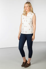 Rydale Ladies Sleeveless Shirt With Collar - Wistow II