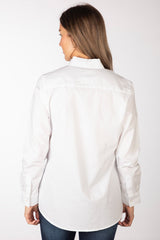 Rydale Ladies Oxford Cotton Ruffled Shirt - Ivy