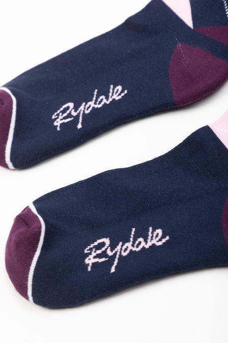 Rydale Ladies Argyle Ankle Socks