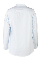 Rydale Ladies Oxford Cotton Ruffled Shirt - Ivy
