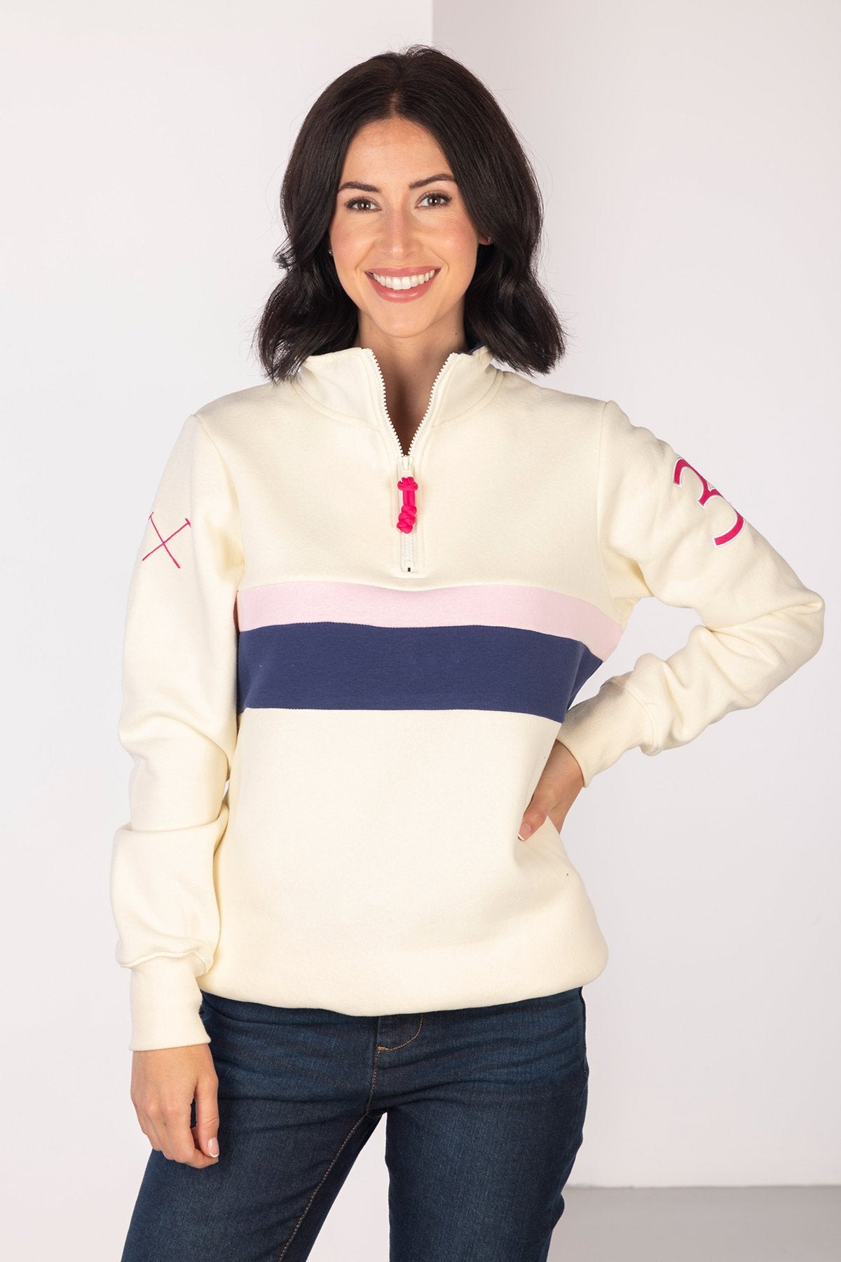 Rydale Ladies Stripe Sweatshirt - Bramham
