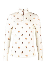 Rydale Ladies Long Sleeved 1/4 Zip Top - Foxholes