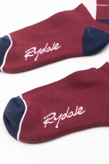Rydale Ladies Argyle Ankle Socks