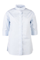 Rydale Ladies Ruffled Short Sleeved Shirt - Ivy