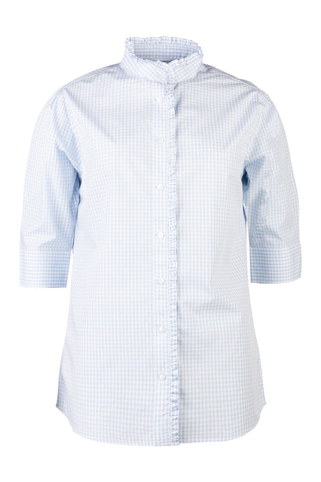Rydale Ladies Ruffled Short Sleeved Shirt - Ivy