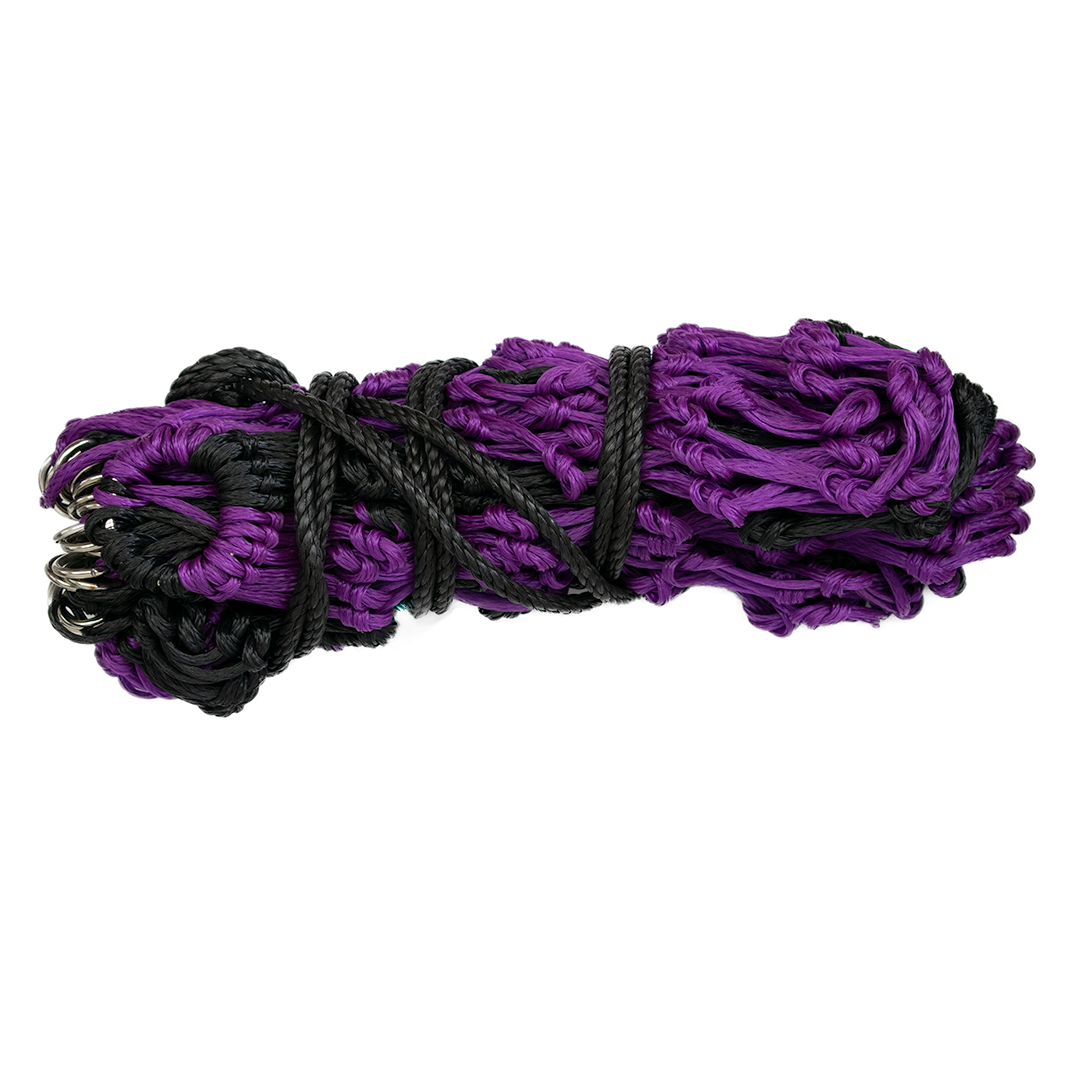 GS Equestrian & Country 22 Rings Haynet #colour_purple-black