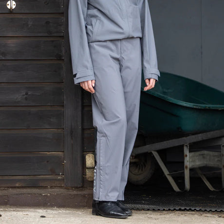 EQUIDRY Women's Unlined Waterproof Trousers #colour_grey