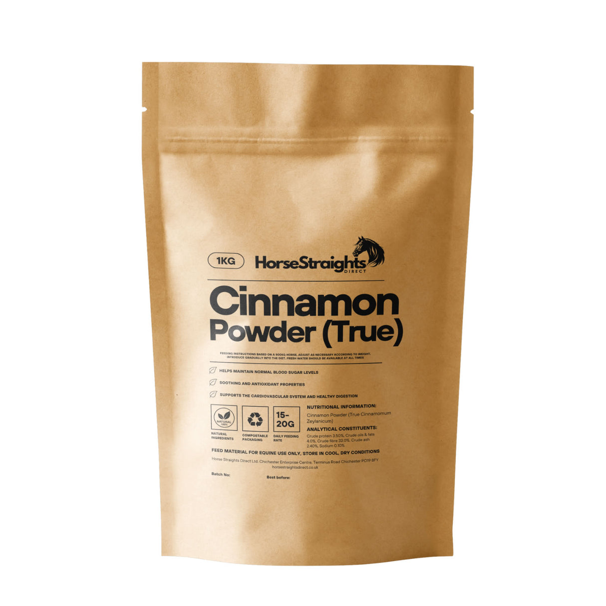Horse Straights Direct Cinnamon (True) Powder