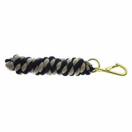 Hy Two Tone Twisted Lead Rope - Navy/Royal Blue - 2.2 metres