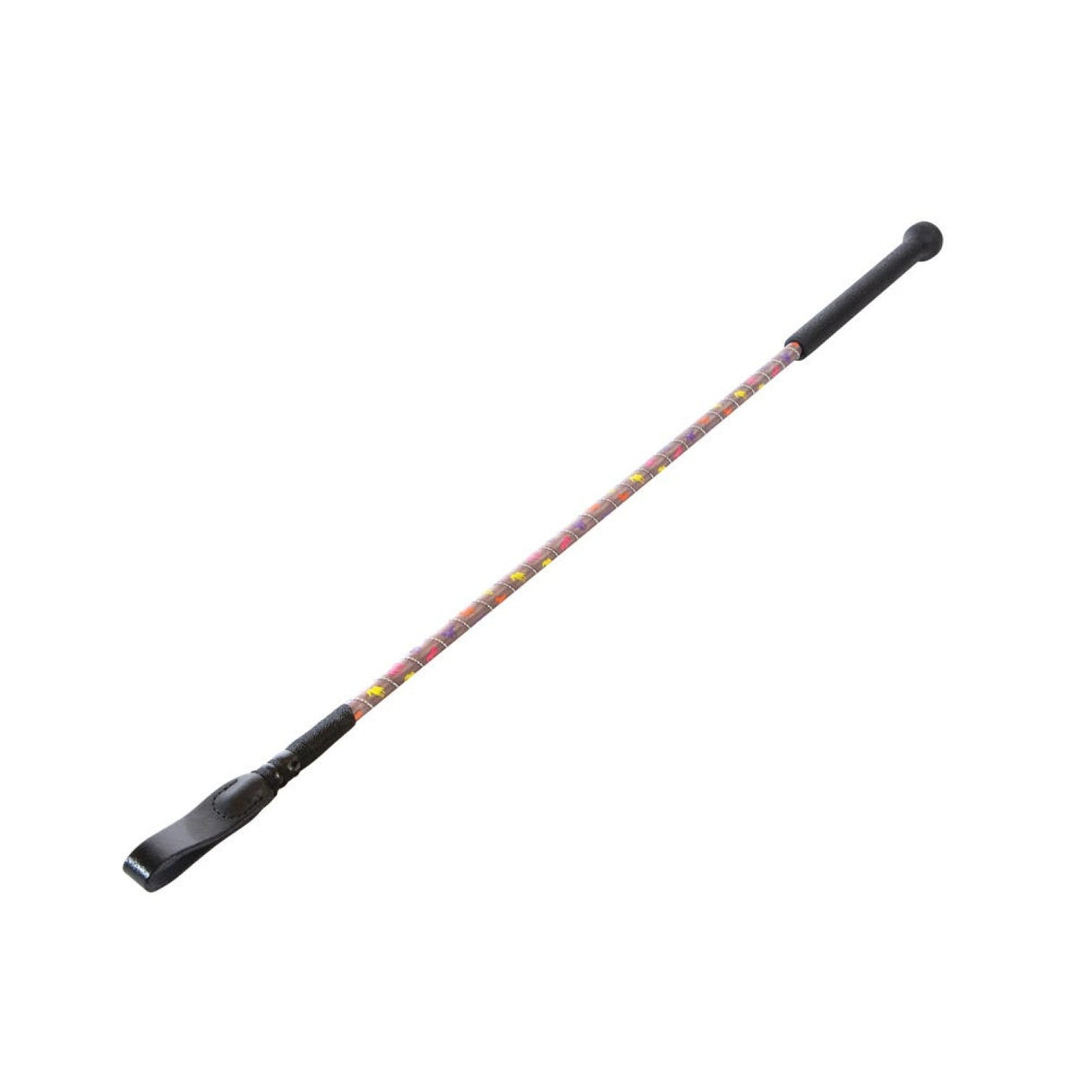 Hy Equestrian Silver Riding Whip