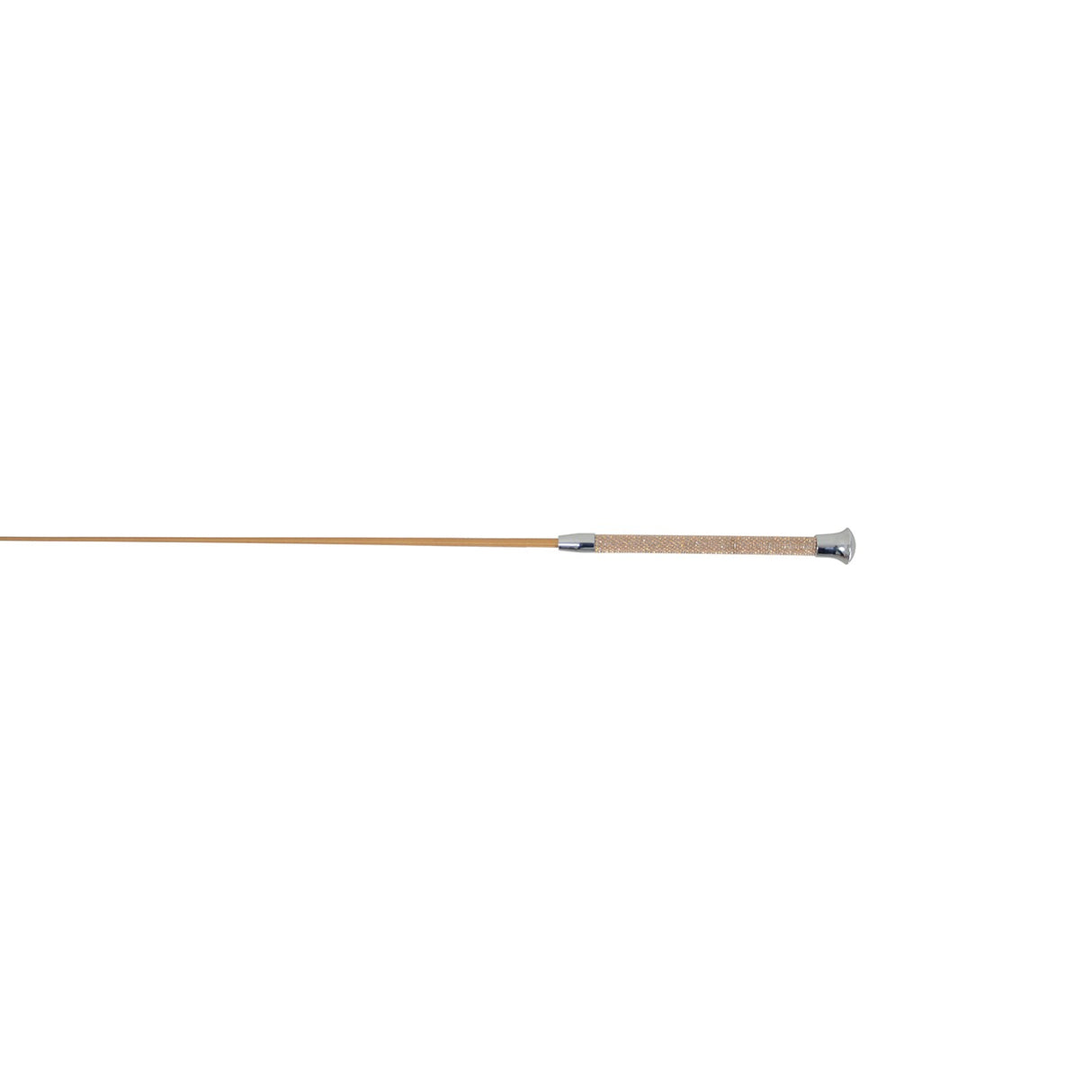 Hy Equestrian Diamante Stonedschooling Whip Gold