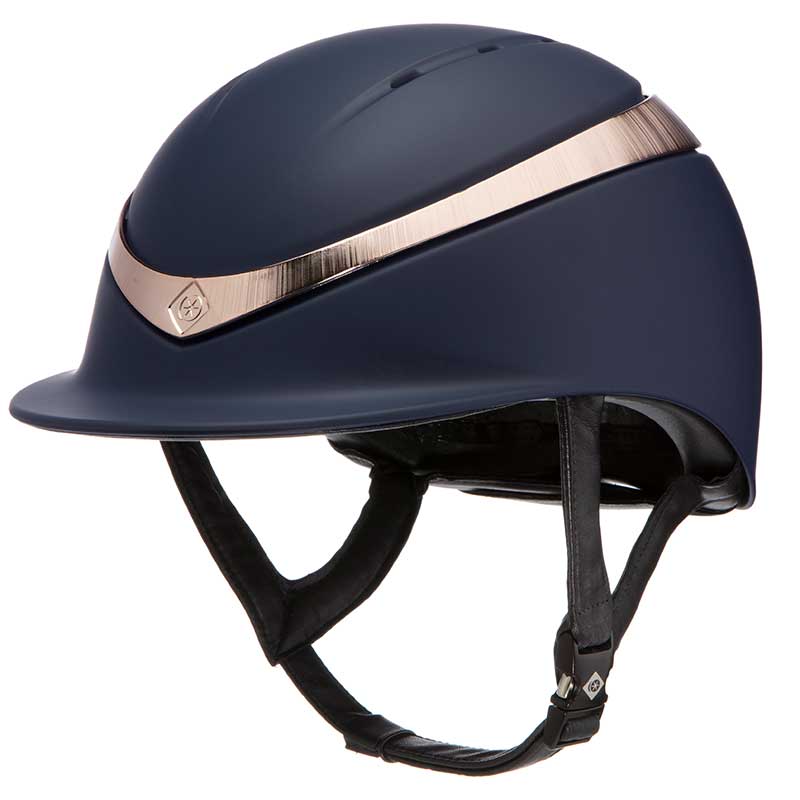 Charles Owen Halo Navy/Rose Gold Riding Hat – GS Equestrian