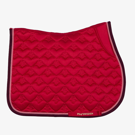 PS of Sweden Red Heart Jump Saddle Pad