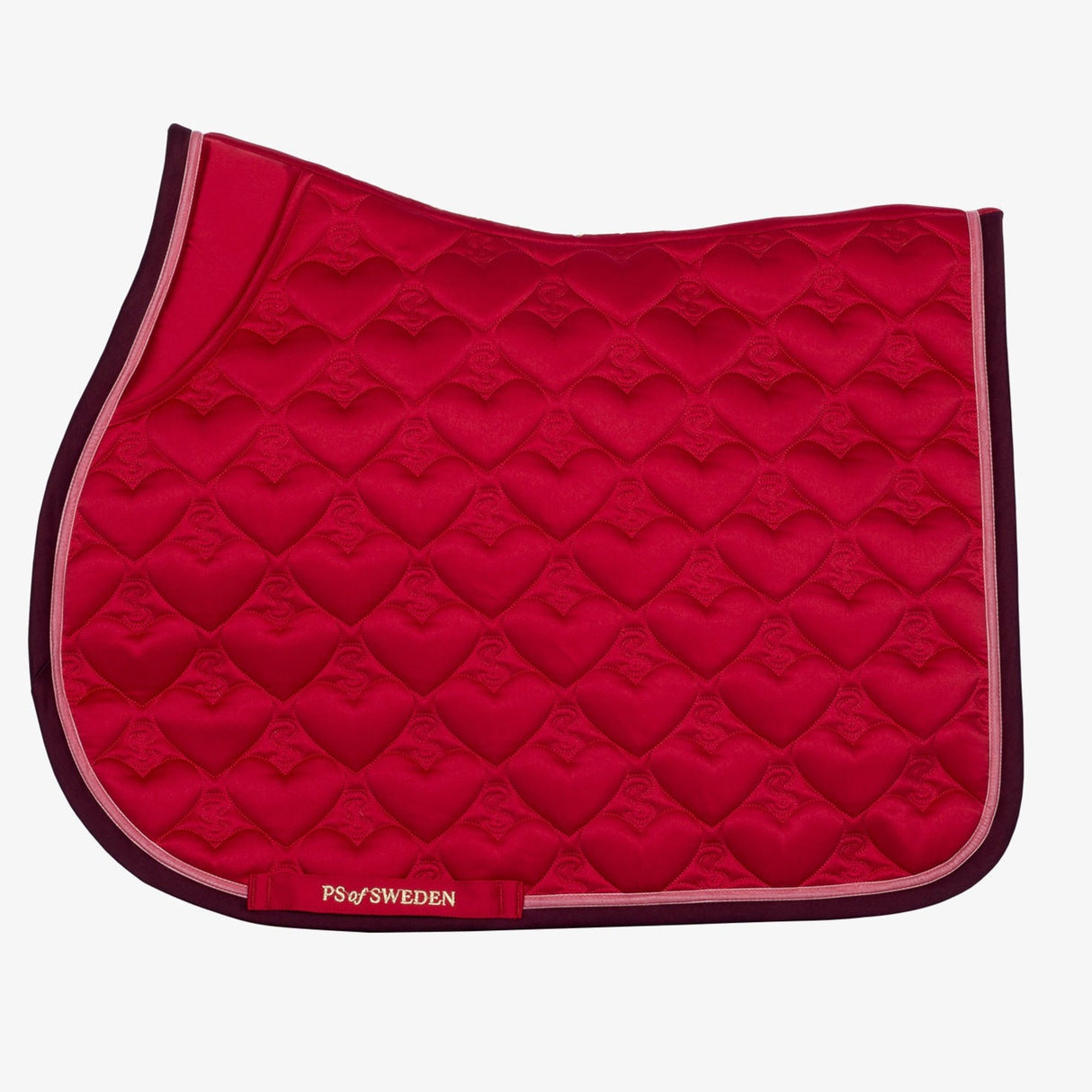 PS of Sweden Red Heart Jump Saddle Pad