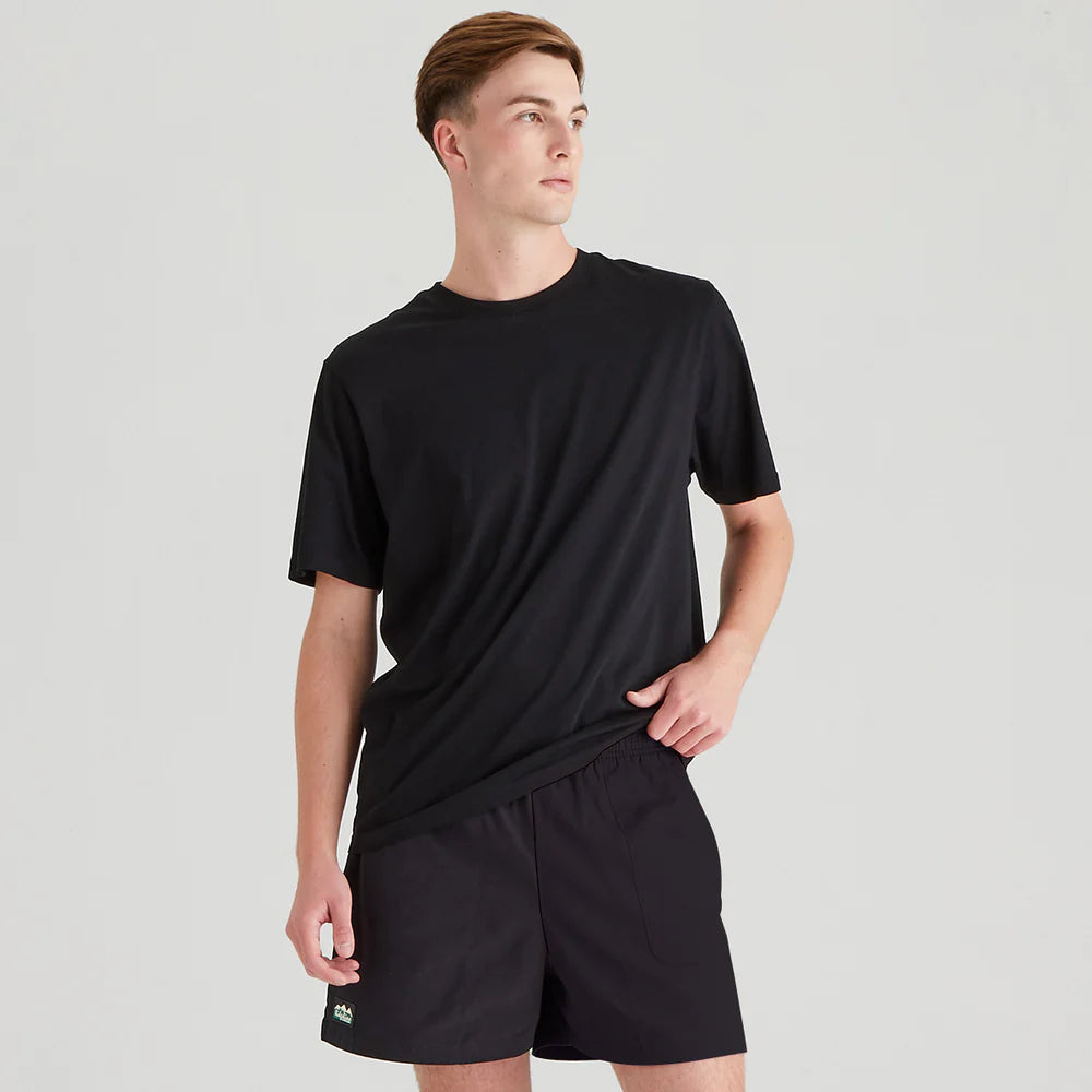 Ridgeline Hose Down Shorts #colour_black