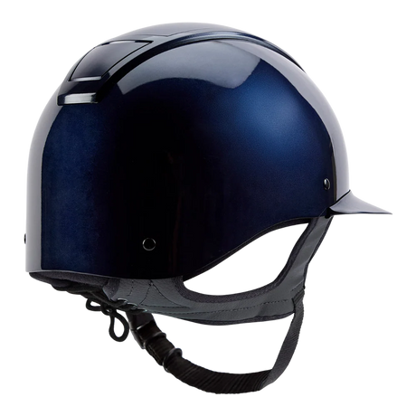 Champion Insight Glitter Oval Wide Peak Riding Hat #colour_metallic-navy-sparkle-navy