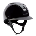 Champion Insight Glitter Oval Standard Peak Riding Hat #colour_metallic-black-sparkle-black