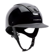 Champion Insight Glitter Oval Wide Peak Riding Hat #colour_metallic-black-sparkle-black