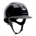 Champion Insight Glitter Oval Wide Peak Riding Hat #colour_metallic-black-sparkle-black