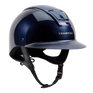 Champion Insight Glitter Round Wide Peak Riding Hat #colour_metallic-navy-sparkle-navy