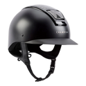 Champion Insight Glitter Round Standard Peak Riding Hat #colour_matt-black-sparkle-black