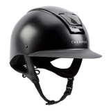 Champion Insight Glitter Round Wide Peak Riding Hat #colour_matt-black-sparkle-black