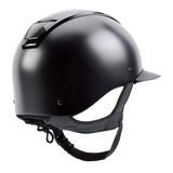 Champion Insight Glitter Round Wide Peak Riding Hat #colour_matt-black-sparkle-black