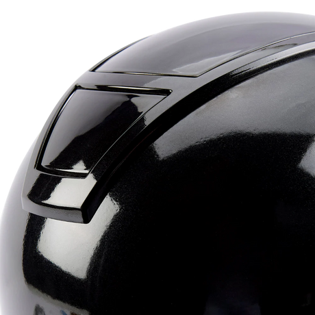 Champion Insight Oval Standard Peak Riding Hat #colour_metallic-black