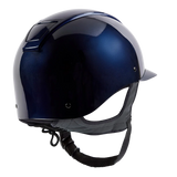 Champion Insight Oval Standard Peak Riding Hat #colour_metallic-navy
