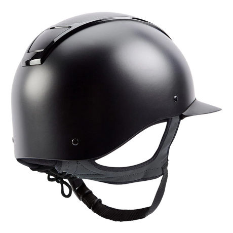 Champion Insight Oval Wide Peak Riding Hat #colour_matt-black