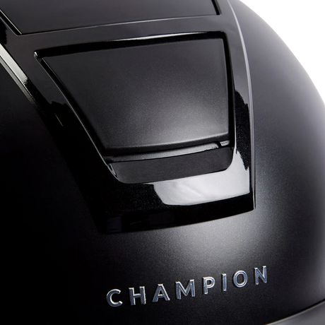 Champion Insight Oval Wide Peak Riding Hat #colour_matt-black