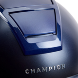 Champion Insight Oval Wide Peak Riding Hat #colour_matt-navy
