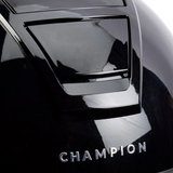 Champion Insight Round Wide Peak Riding Hat #colour_metallic-black