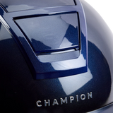 Champion Insight Round Wide Peak Riding Hat #colour_metallic-navy