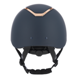 Charles Owen Matte Kylo Wide Peak with MIPS Riding Hat #colour_navy-matte-rose-gold
