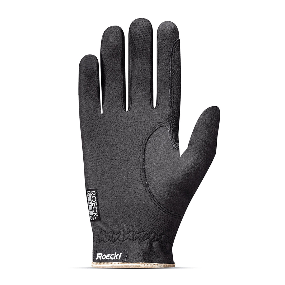 Roeckl Lona Riding Gloves #colour_black-gold