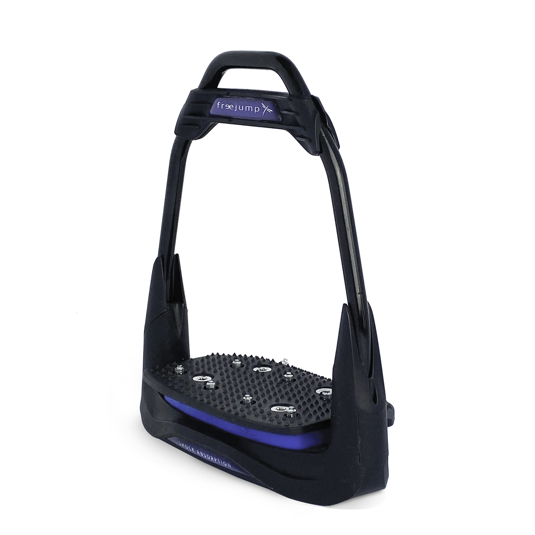 Freejump AirS Full Black 0-0 Stirrups #colour_black-navy