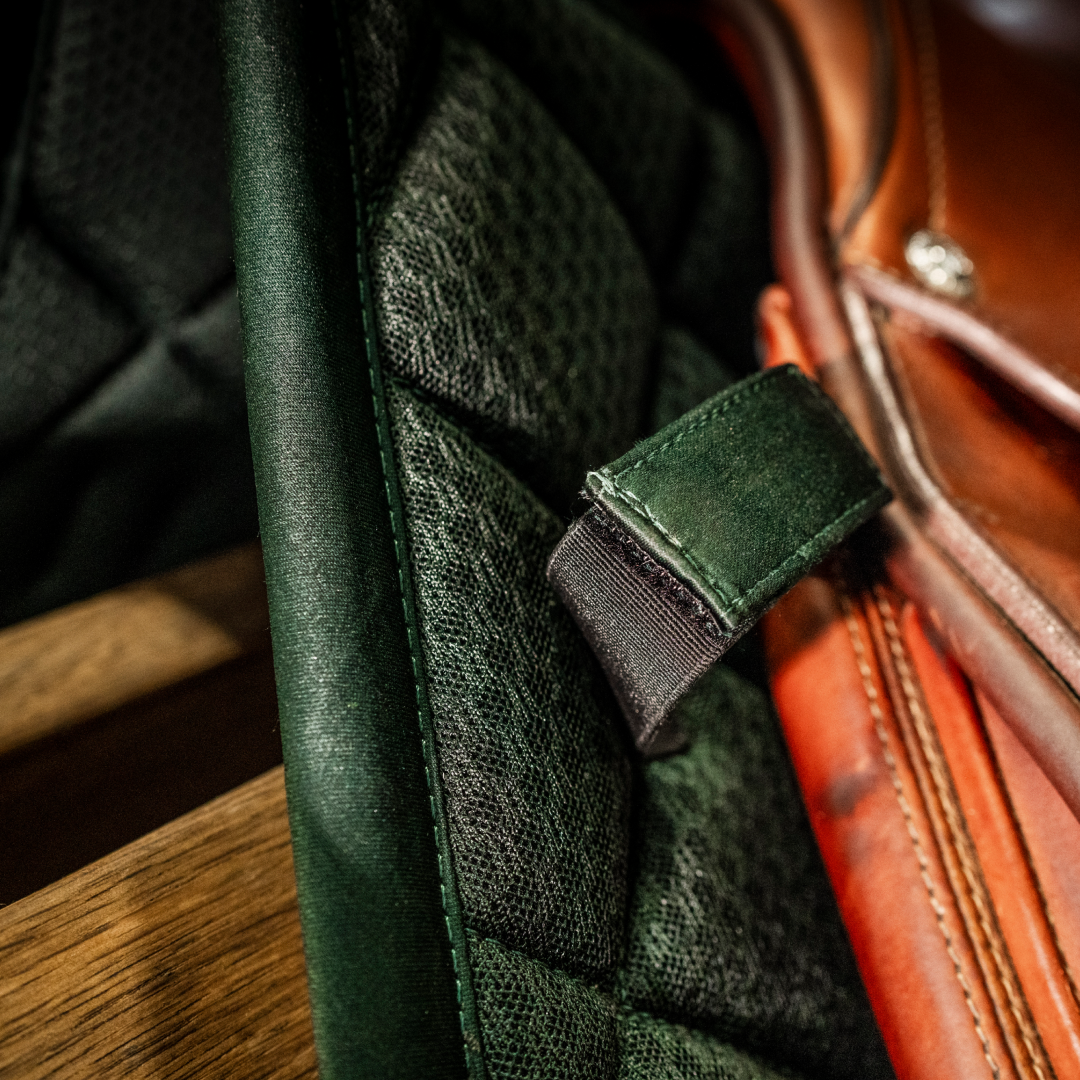 Horseware Ireland Alessandro Albanese Performance Jump Pad #colour_hunter-green