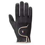 Roeckl Lona Riding Gloves #colour_black-gold