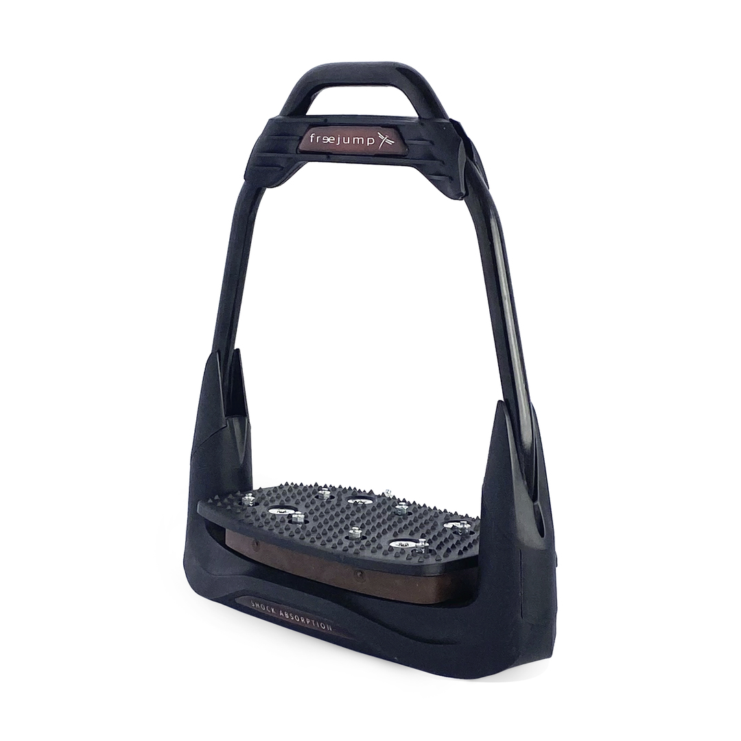 Freejump AirS Full Black 0-0 Stirrups #colour_black-choco